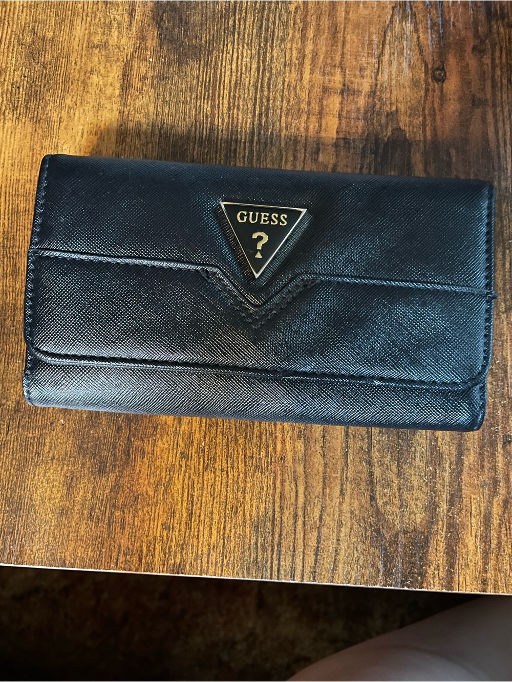 Guess Trifold Wallet with Triangle Guess Logo